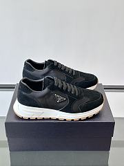 Bagsaaa Prada Prax suede and Re-Nylon sneakers black - 1