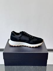 Bagsaaa Prada Prax suede and Re-Nylon sneakers black - 3