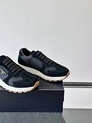 Bagsaaa Prada Prax suede and Re-Nylon sneakers black - 2