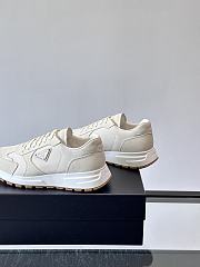 Bagsaaa Prada Prax suede and Re-Nylon sneakers white - 2