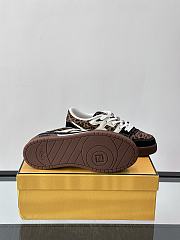 Bagsaaa Fendi Match Low-top platform in multicolor cavallino calfskin and suede - 4