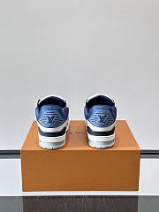 Bagsaaa LV Trainer Sneaker white & blue - 3