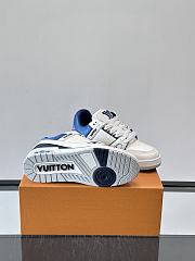 Bagsaaa LV Trainer Sneaker white & blue - 2