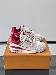 Bagsaaa LV Trainer Sneaker white & red - 1