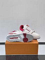Bagsaaa LV Trainer Sneaker white & red - 4