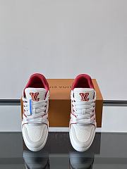 Bagsaaa LV Trainer Sneaker white & red - 3