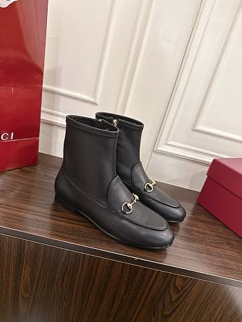 Bagsaaa Gucci Women's Jordaan ankle boot 831013 black