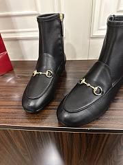 Bagsaaa Gucci Women's Jordaan ankle boot 831013 black - 3