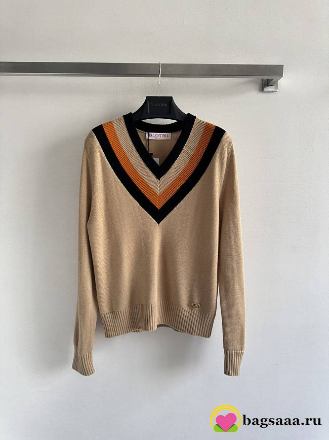 Bagsaaa Valentino Wool Jumper beige - 1