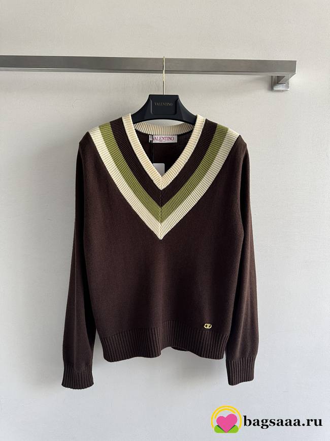 Bagsaaa Valentino Wool Jumper brown - 1