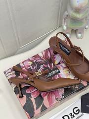 Bagsaaa Dolce & Gabbana point-toe slingback pumps 6.5cm - 3