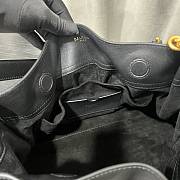 Bagsaaa Balmain Anthem medium leather shoulder bag black - 4