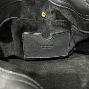 Bagsaaa Balmain Anthem medium leather shoulder bag black - 2