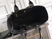 Bagsaaa Chanel Deauville tote bag in calfskin leather black - 4