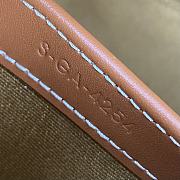 Bagsaaa Celine Small Bowling bag in Triomphe Canvas and Calfskin leather brown - 25cm - 4