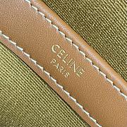 Bagsaaa Celine Small Bowling bag in Triomphe Canvas and Calfskin leather brown - 25cm - 3