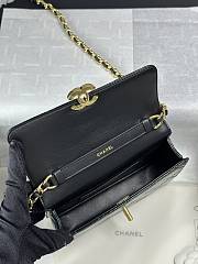 Bagsaaa Chanel Mini Flap Bag AS5618 Black Patent - 19.5cm - 2