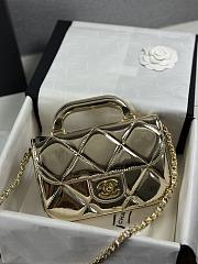 Bagsaaa Chanel Mini Flap Bag with Top Handle AS5805 Gold - 18.5cm - 1