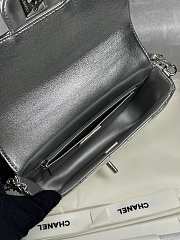 Bagsaaa Chanel Mini Flap Bag with Top Handle AS5805 Silver - 18.5cm - 4