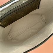 Bagsaaa Gucci Ophidia medium tote bag 834465 dark green suede - 36cm - 4