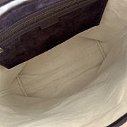 Bagsaaa Gucci Ophidia medium tote bag 834465 dark brown suede - 36cm - 4