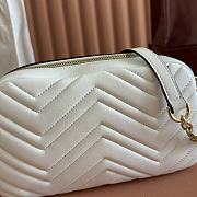 Bagsaaa Gucci GG Marmont small camera bag 855273 white - 24cm - 3