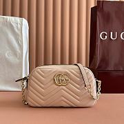 Bagsaaa Gucci GG Marmont small camera bag 855273 pink beige - 24cm - 1
