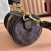 Bagsaaa Gucci Ophidia mini bag 846869  dark brown suede - 18.5cm - 4