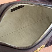Bagsaaa Gucci Ophidia mini bag 846869  dark brown suede - 18.5cm - 3