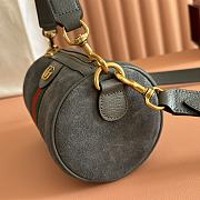 Bagsaaa Gucci Ophidia mini bag 846869 dark gray suede - 18.5cm - 4
