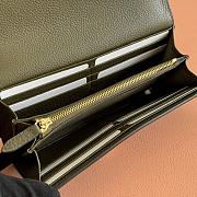 Bagsaaa Gucci Softbit continental wallet 828147 dark green - 19cm - 2