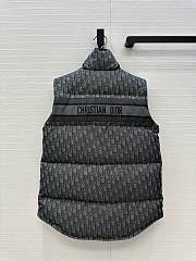 Bagsaaa Dior Oblique puffer vest black - 3