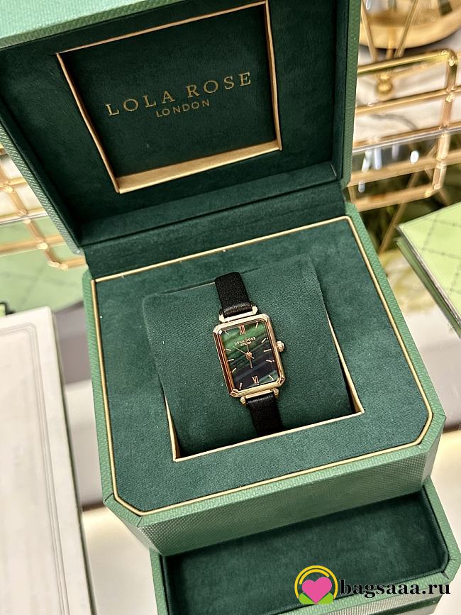 Bagsaaa Lola Rose Dainty women's watch black - 1