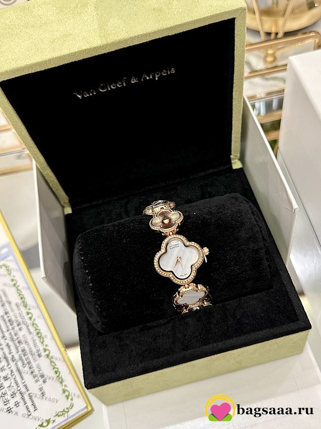 Bagsaaa VCA Sweet Alhambra watch rose gold - 1