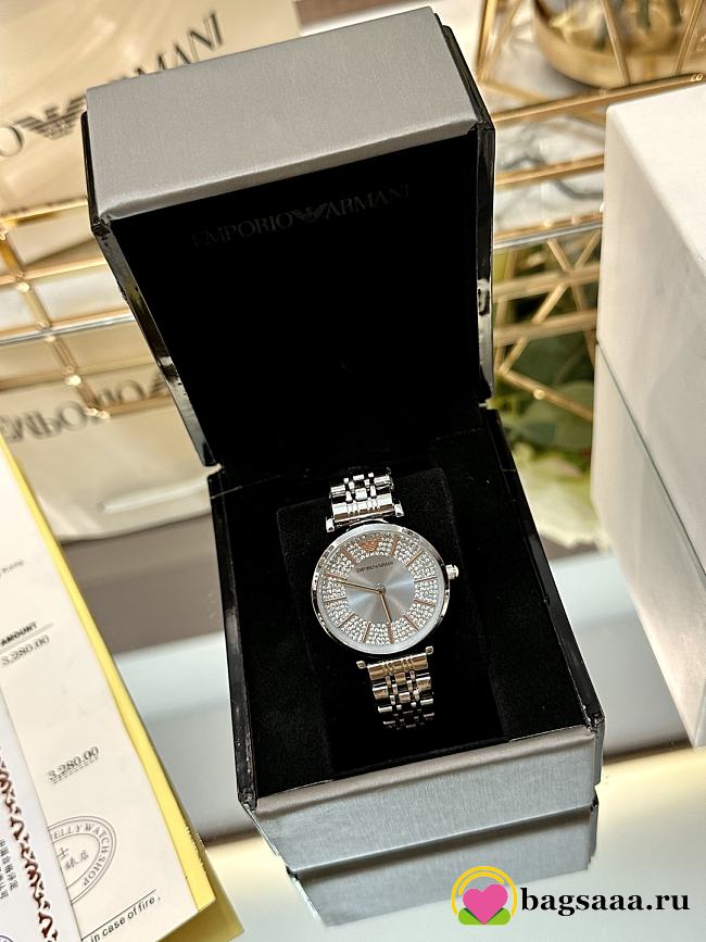 Bagsaaa Emporio Armani Gianni T-Bar AR11594 women's watch - 33mm - 1