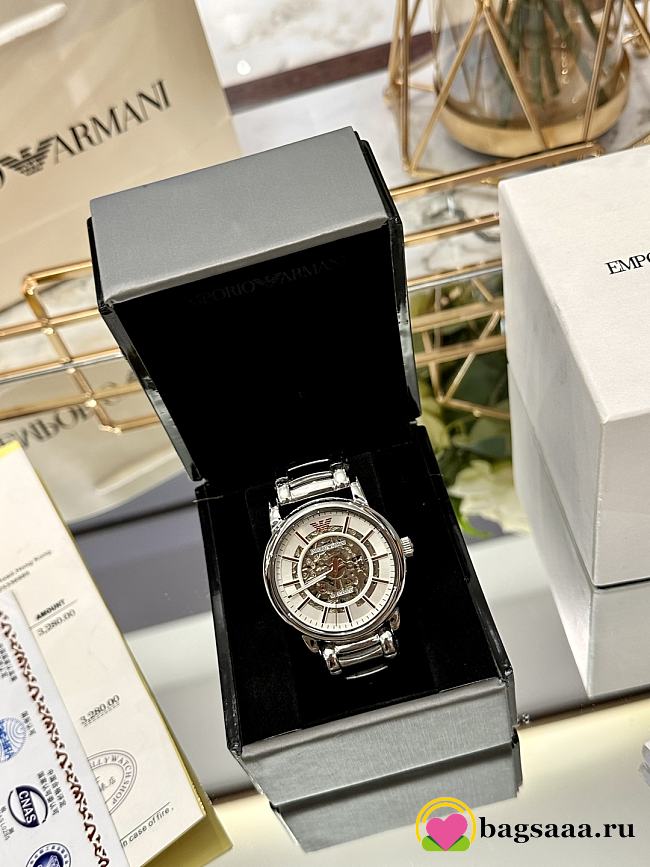 Bagsaaa Emporio Armani AR60006 Meccanico automatic men's watch - 40mm - 1