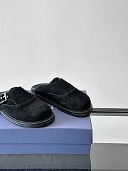 Bagsaaa Dior black mules with silver buckle - 2