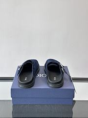 Bagsaaa Dior blue mules with silver buckle - 2