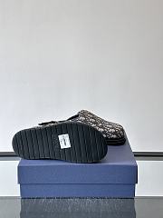 Bagsaaa Dior Aqua Mule Beige and Black Dior Oblique Jacquard - 4