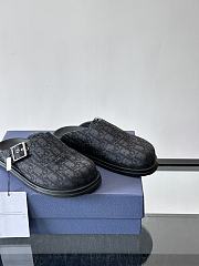 Bagsaaa Dior Aqua Mule Black Dior Oblique Jacquard - 2