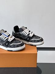 Bagsaaa LV Trainer Sneaker Black Denim - 3