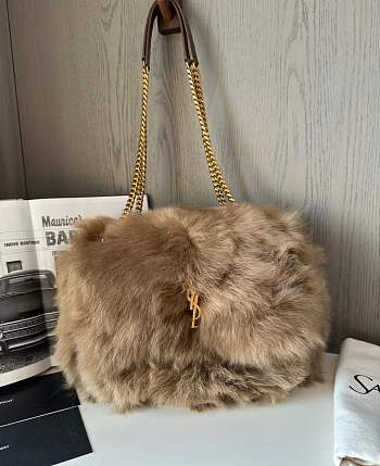 Bagsaaa YSL niki large shearling shoulder bag