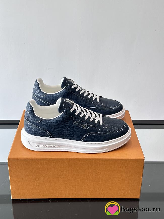 Bagsaaa LV Beverly Hills Sneaker Navy Blue - 1