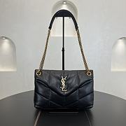 Bagsaaa YSL Puffer Small in Nappa leather 577476 black & gold - 29cm - 1
