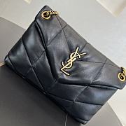Bagsaaa YSL Puffer Small in Nappa leather 577476 black & gold - 29cm - 4
