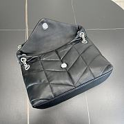 Bagsaaa YSL Puffer Small in Nappa leather 577476 black & silver - 29cm - 4
