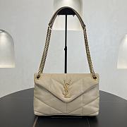 Bagsaaa YSL Puffer Small in Nappa leather 577476 beige - 29cm - 1