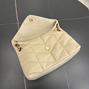 Bagsaaa YSL Puffer Small in Nappa leather 577476 beige - 29cm - 3