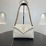 Bagsaaa YSL Puffer Small in Nappa leather 577476 white - 29cm - 1