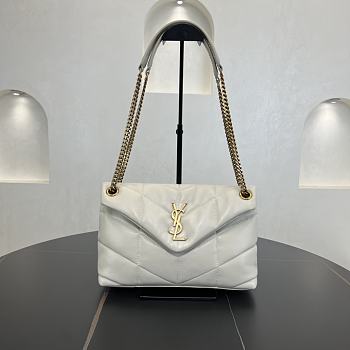 Bagsaaa YSL Puffer Small in Nappa leather 577476 white - 29cm